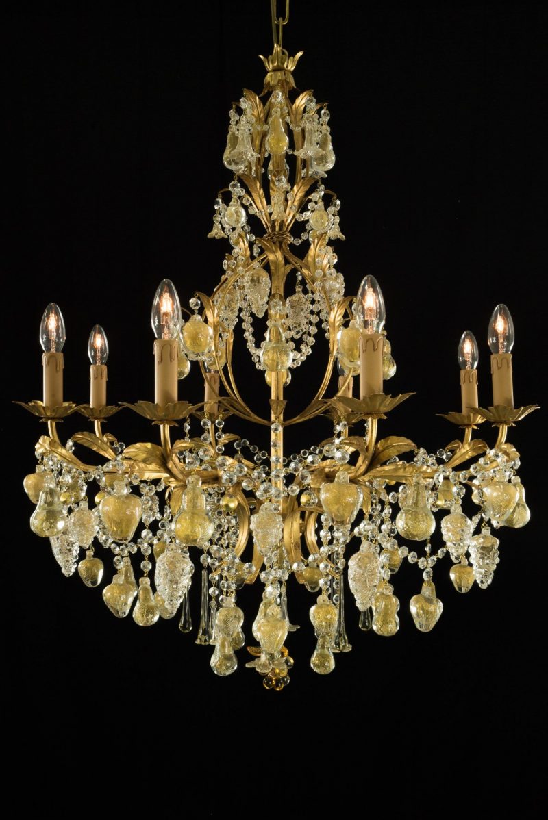 Lampadario mod. 338/8 luci